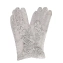 Перчатки женские кружевные со сборкой "Фиалка" Цвет серый