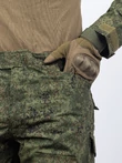 Костюм тактический с наколенниками камуфляжный Цифровая флора/Русская цифра, ЕМР