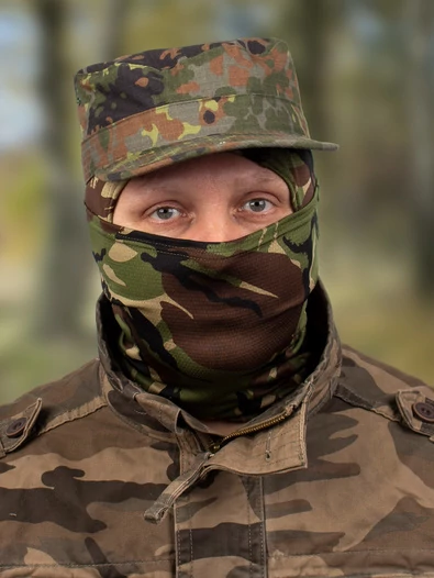 Кепка BDU Kamukamu военно-полевая ткань Rip-stop камуфляж Немецкий