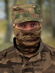 Кепка BDU Kamukamu военно-полевая ткань Rip-stop камуфляж MTP