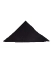 Бандана Kamukamu косынка треугольник цвет Черная