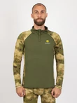 Термобелье мужское с камуфляжными вставками Moss цвет олива зеленая