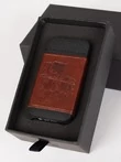 Внешний аккумулятор Powerbank в кожаном чехле Я Казак