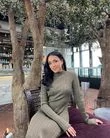 Платье макси лапша с длинным рукавом вечернее цвет хаки