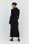Платье макси лапша с длинным рукавом вечернее цвет черный