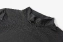 Короткое платье водолазка с длинным рукавом цвет черный