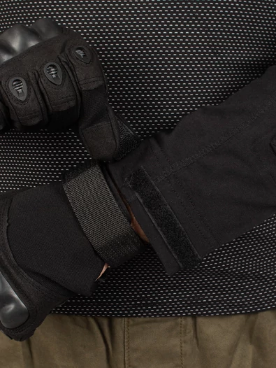 Рубашка тактическая Kamukamu цвет черная / Combat Shirt black