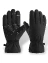 Перчатки зимние на флисе Softshell с противоскользящими вставками черные