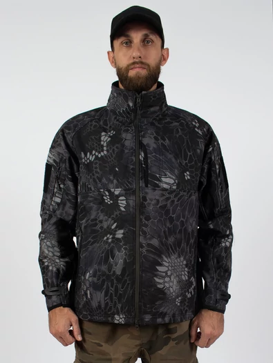 Куртка без капюшона Softshell камуфляж Typhon