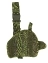 Кобура набедренная тактическая Длина 19 см камуфляж Цифра зеленая