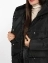 Пуховик женский длинный зимний с капюшоном цвет черный арт.С106