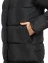 Пуховик женский длинный зимний с капюшоном цвет черный арт.С106