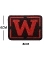 Шеврон вышитый на липучке Вагнер W (красная буква) V01481-1
