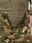 Брюки на подтяжках демисезонные на флисе Горка арт.750806 камуфляж MTP