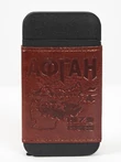 Внешний аккумулятор Powerbank в кожаном чехле Афган