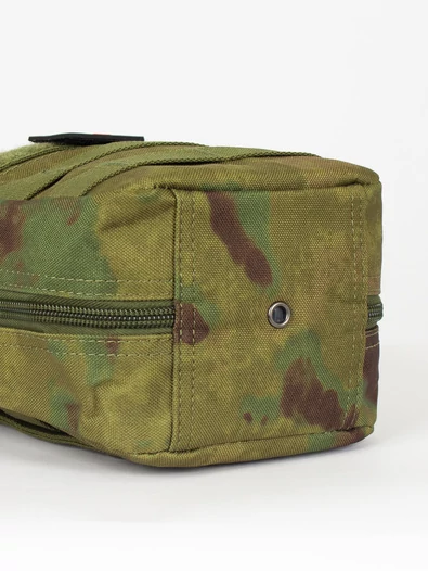 Подсумок под аптечку MOLLE 20х15х8см камуфляж Зеленый пятнистый