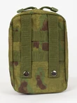 Подсумок под аптечку MOLLE 20х15х8см камуфляж Зеленый пятнистый