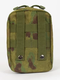 Подсумок под аптечку MOLLE 20х15х8см камуфляж Зеленый пятнистый