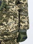 Костюм зимний с полукомбинезоном камуфляж Цифра бежевая