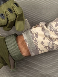 Рубашка тактическая Kamukamu цвет камуфляж At-digital / Combat Shirt At-digital