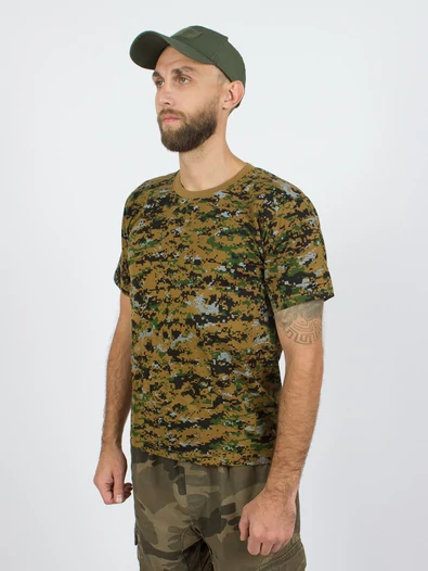 Футболка хлопковая охотничья камуфляжная Марпат (Marpat)