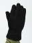 Перчатки флисовые зимние с подкладкой Обхват ладони 27 см цвет черный