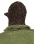 Балаклава зимняя с козырьком утепленная на иск.меху цвет коричневый