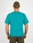 Мужская футболка Oversize летняя повседневная цвет морской волны hulan