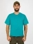 Мужская футболка Oversize летняя повседневная цвет морской волны hulan