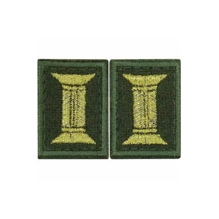 Эмблема петличная для офицерского состава (КАТУШКА) полевая на липучке