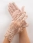 Женские перчатки кружевные со сборкой, цвет розовый