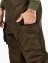 Костюм зимний мужской Горка Арктика до - 30С с чёрными вставками цвет коричневый