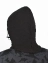 Балаклава-маска флисовая на иск.меху с утяжками цвет черный