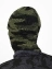 Балаклава вязаная утеплённая А15 экомех камуфляж черно-зеленый пятнистый