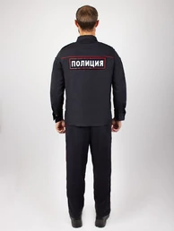 Костюм ППС полиции летний иссиня-чёрный нового образца
