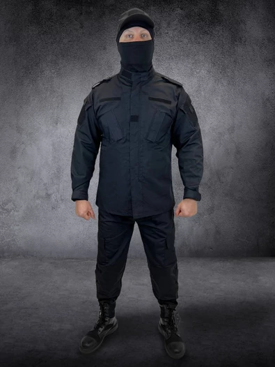Костюм военный милитари ACU, черный (black)