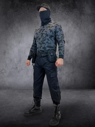 Костюм военный милитари ACU, черный (black)