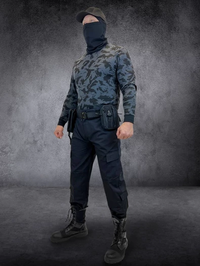 Костюм военный милитари ACU, черный (black)