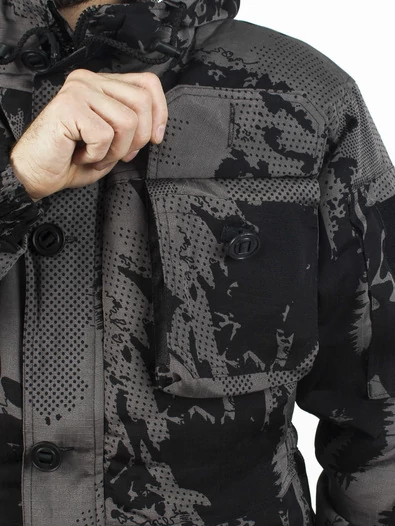 Костюм камуфляжный зимний мужской Горка Зима - 30С цвет Night camo
