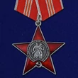 Сувенирный орден "100 лет Советской армии и флота" цвет красный