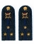 Погоны Юстиции в сборе на куртку картон звание Старший лейтенант 14х5,5 см