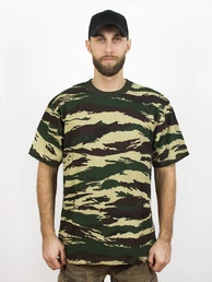 Футболка мужская 100% хлопок камуфляж tiger stripe Тигр