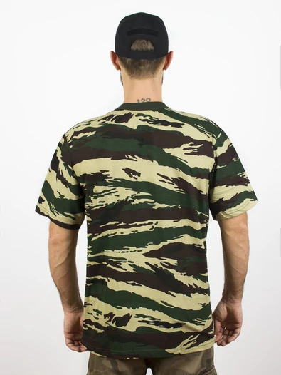 Футболка мужская 100% хлопок камуфляж tiger stripe Тигр