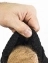 Перчатки зимние Softshell с искусственным мехом и противоскользящими вставками цвет черный