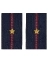 Фальш погоны Полиции нового образца звание Младший лейтенант 9х5 см