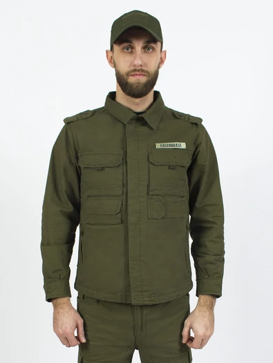 Костюм летний Твилл цвет олива зеленая olive