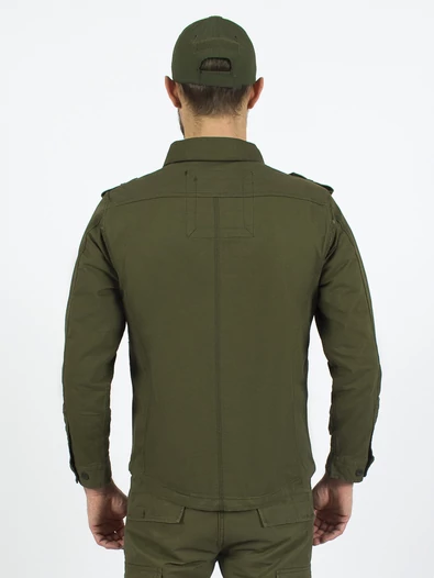 Костюм летний Твилл цвет олива зеленая olive