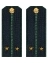 Погоны Пограничной службы ПС ФСБ в сборе картон на китель звание Лейтенант 14х5,5см