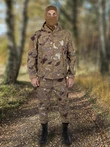 Костюм демисезонный на флисе ткань Софтшелл Softshell цвет камуфляж feretato desert