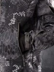 Костюм демисезонный на флисе ткань Софтшелл Softshell цвет камуфляж Python (ночь)